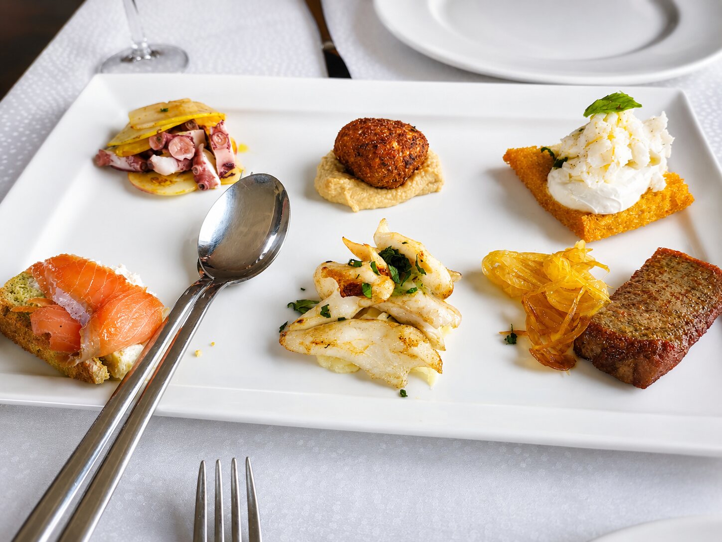 Degustazione di antipasti di mare
