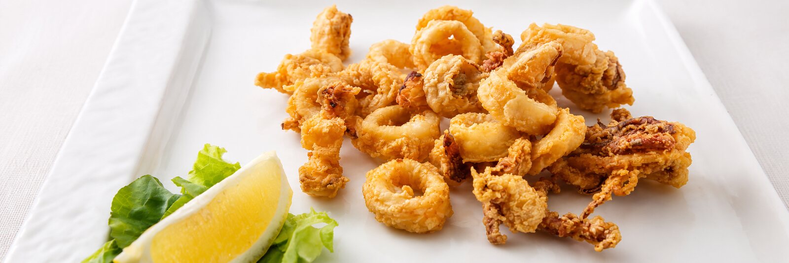 Frittura di calamari dorata